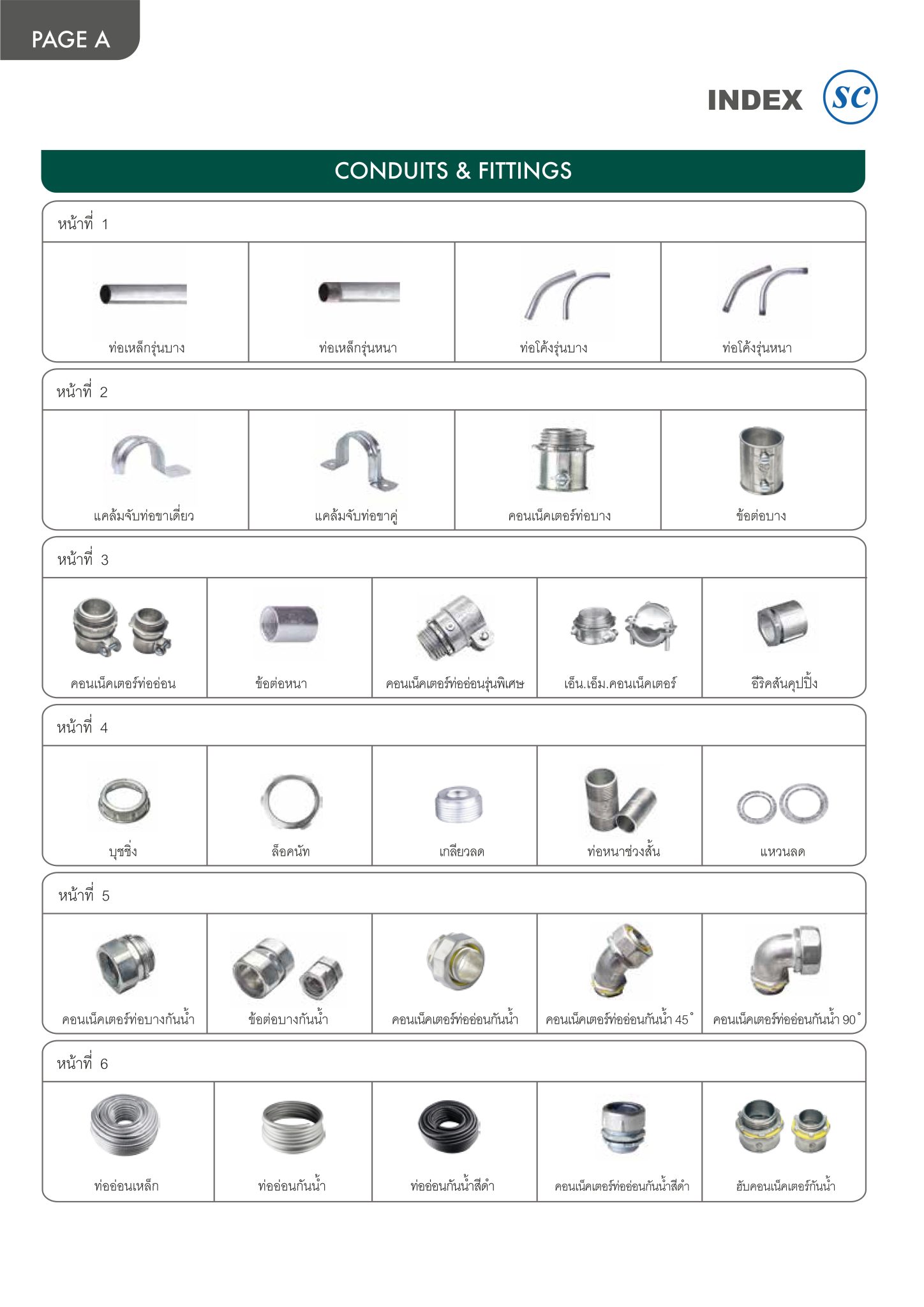 Product SC Electrical Conduit Accessories & Fittings