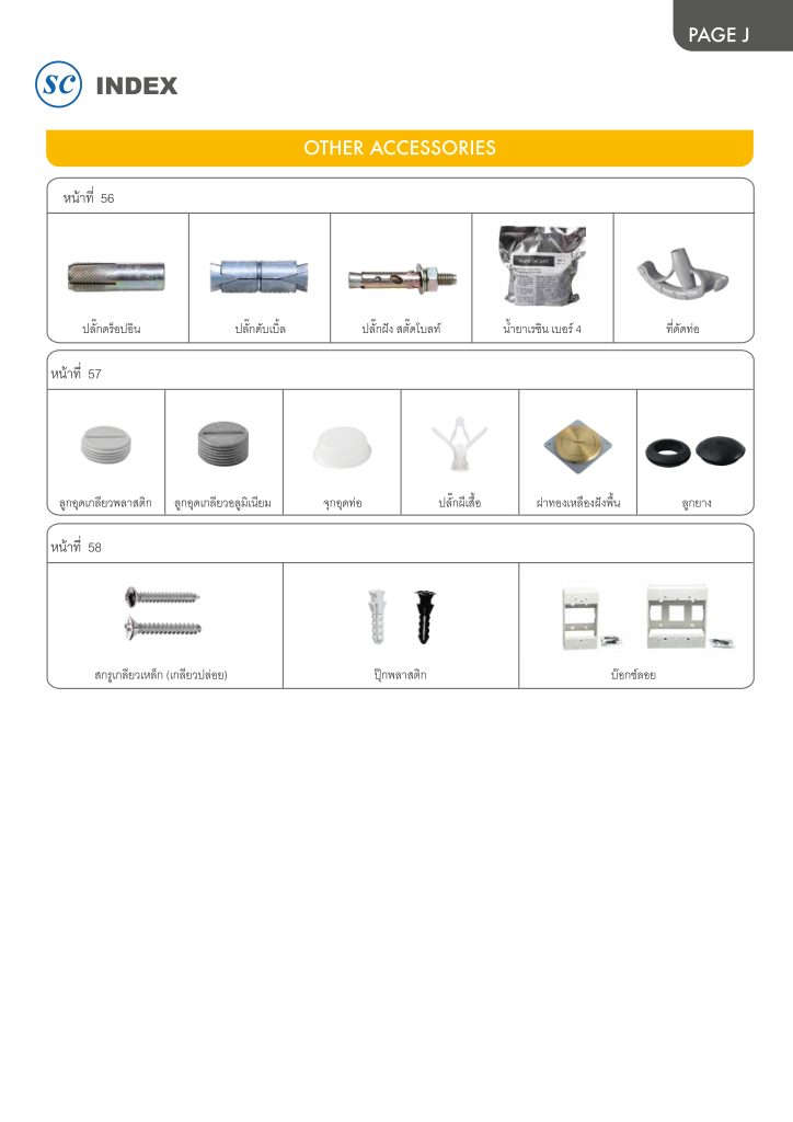 Product SC Electrical Conduit Accessories & Fittings